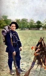 A Soldier of the French Mountain Troops During the Battle of the Marne East of Paris, September 1914